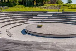 Amphitheatre and amenities